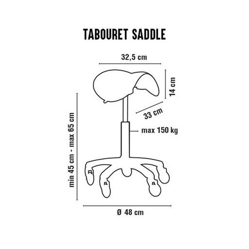 Tabouret Saddle : L