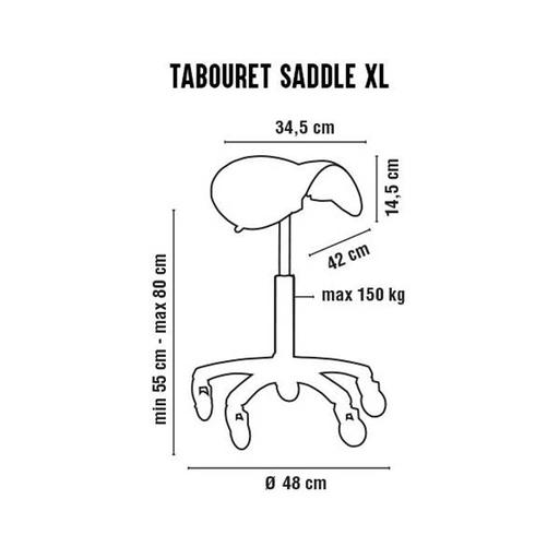 [A0424] Tabouret saddle : XL