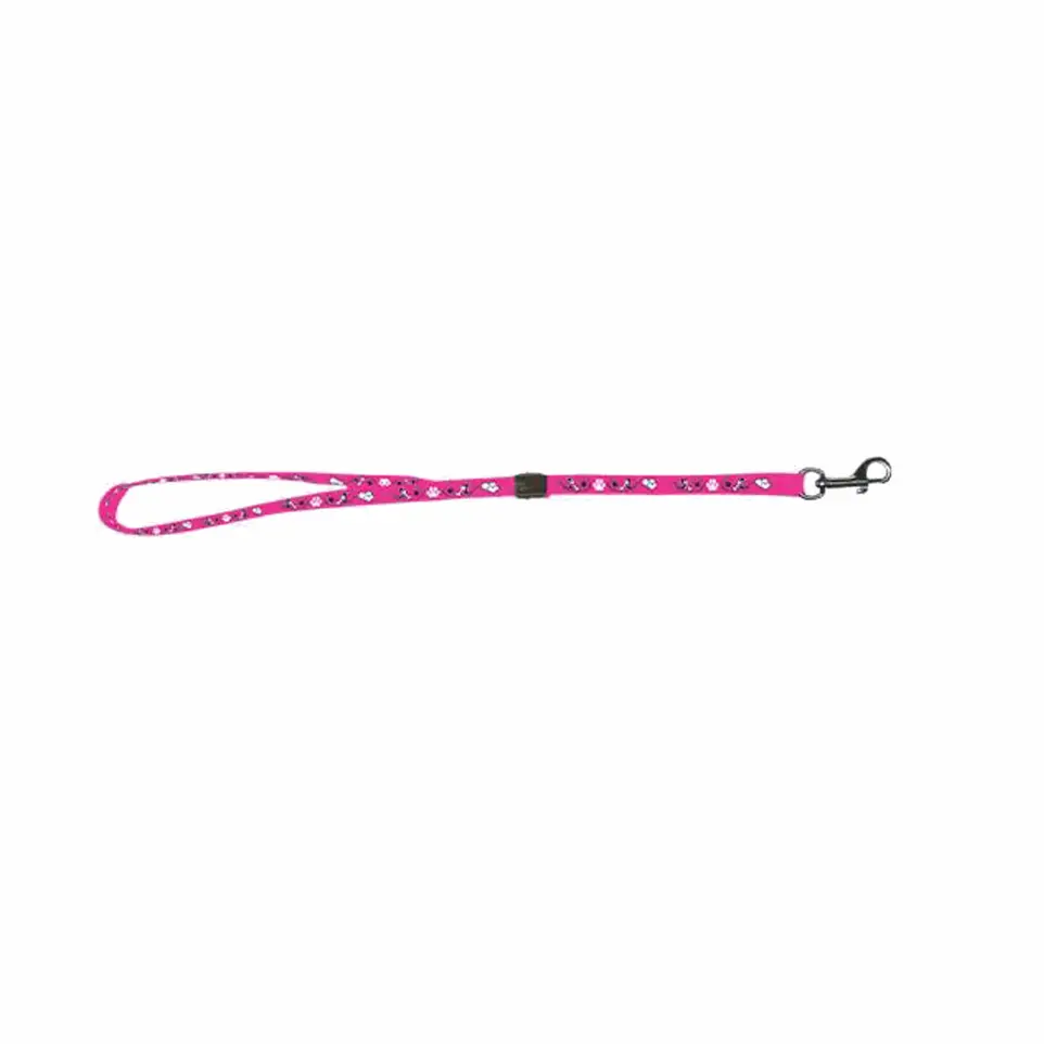 [A0716] Sangle de toilettage Rose motif pattes : 55 cm