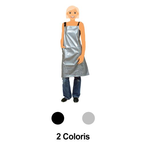 Tablier imperméable de toilettage Couleur : Argent