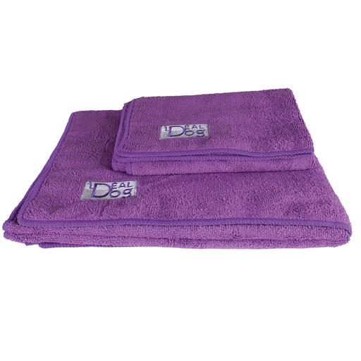 Serviettes Microfibre violettes IdealDog - Petit modèle