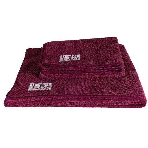 Serviettes Microfibre bordeaux IdealDog - Petit modèle