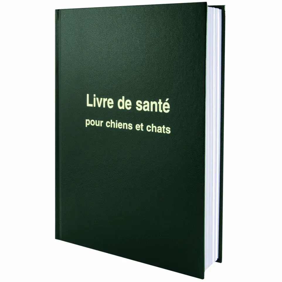 Livre de santé pour chiens et chats