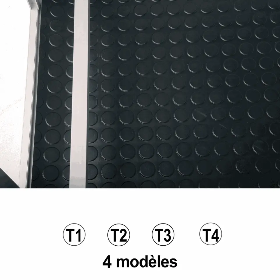 Tapis en caoutchouc pour caisse de mise bas T3