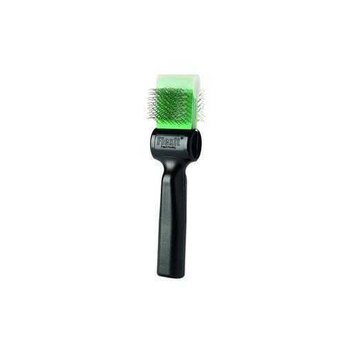Brosse FlexIT Twins finition verte picots souples : simple