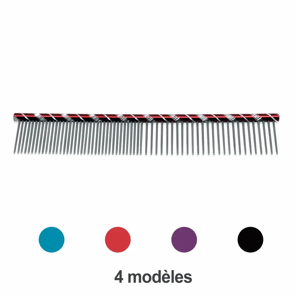 Peigne en acier fantaisie 19cm Couleur : Noir