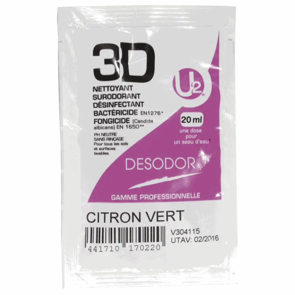 Dosette Desodor 3D citron vert : 20 ml