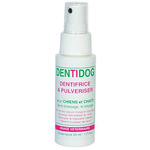 Dentidog Dentifrice à pulvériser pour chien ou chat