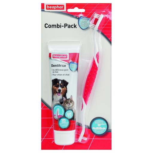 Pack Pâte dentifrice et brosse à dents Beaphar