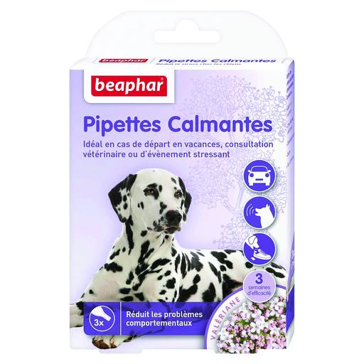 Pipettes calmantes pour chien