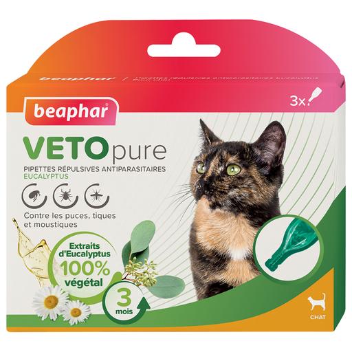 Pipettes insectifuges VETOpure Beaphar : Chat