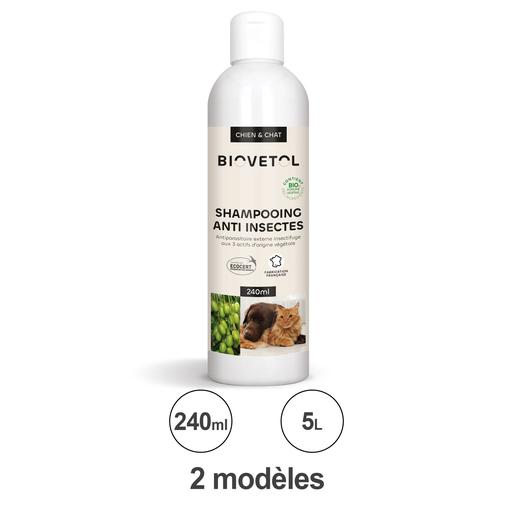 Shampoing Anti insectes BIO BIOVETOL : 240ml