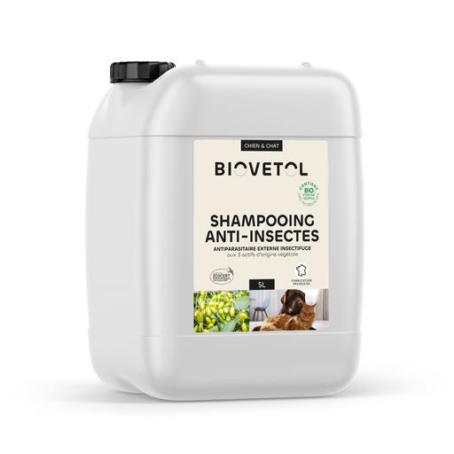 Shampoing Anti insectes BIO BIOVETOL : 5L