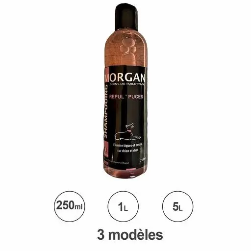 Shampoing Repul'Puces Morgan : 5L