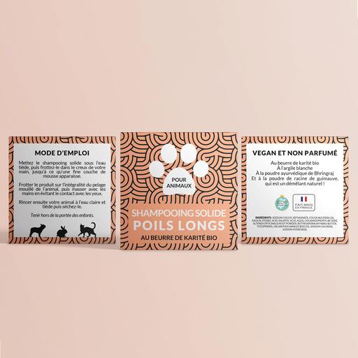 Shampoing solide poils longs Naiomy : 60ml