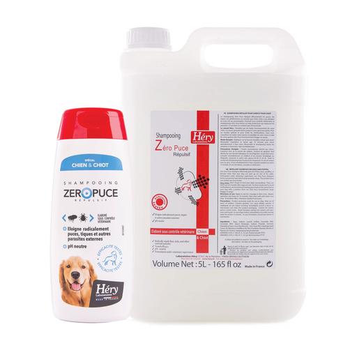 Shampooing répulsif zéro puce chien/chiot : 200ml