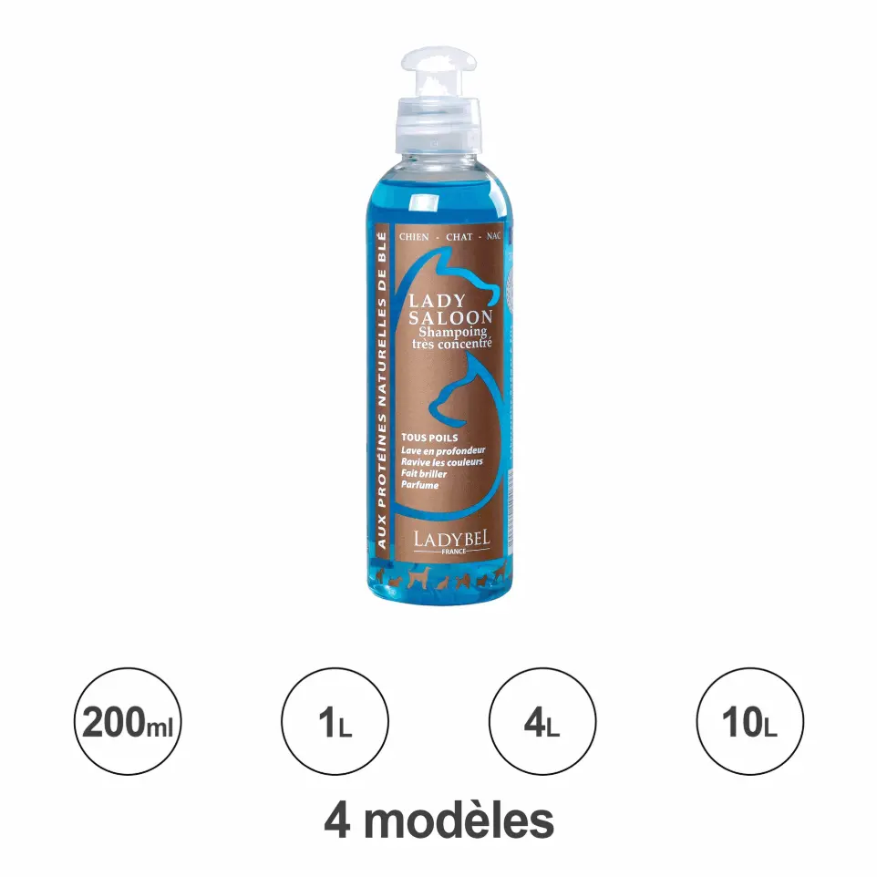 Shampoing Lady Saloon Protéiné : 1L