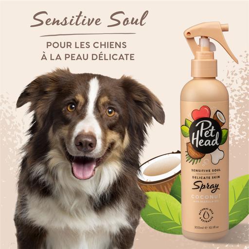 Spray sans rinçage peaux sensibles Pet Head : 300ml