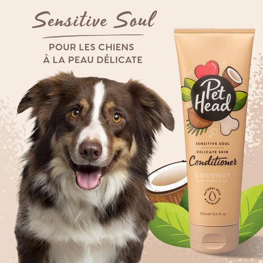 Après shampoing peaux sensibles Pet Head : 250ml