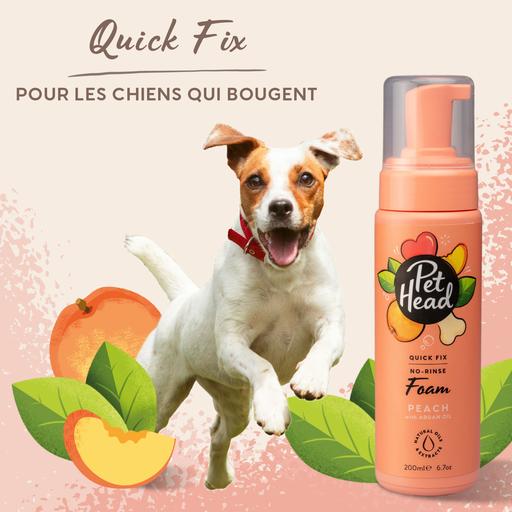 Mousse senteur pêche Pet Head : 200 ml