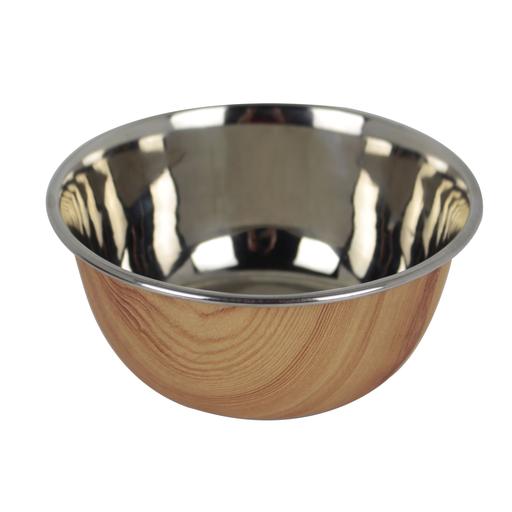 Gamelle inox effet bois : 350 ml
