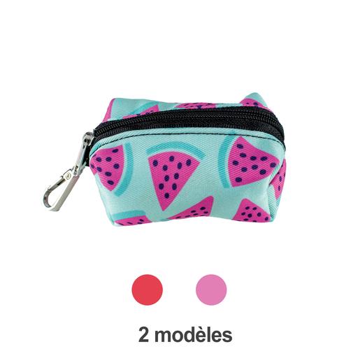 Distributeur ramasses crottes motifs Pastèques coloris : Rouge