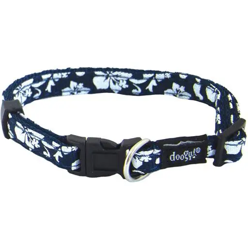 Collier chien Tahiti bleu Taille : T2
