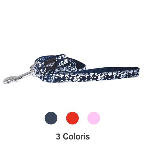 Laisse nylon Tahiti Doogy bleu