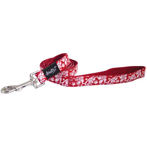 Laisse nylon Tahiti Doogy rouge