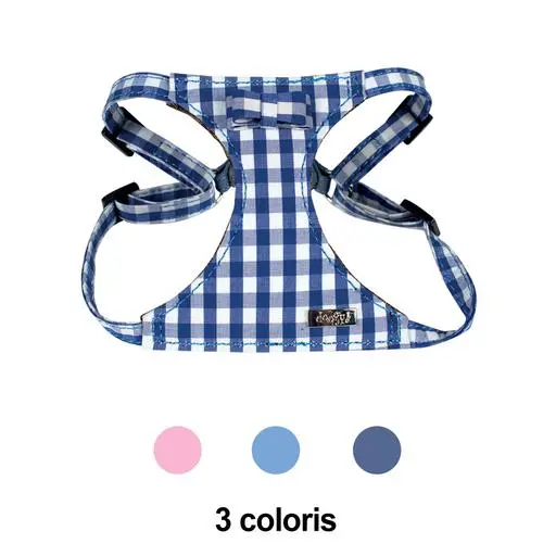 Harnais Vichy Bleu Marine : M
