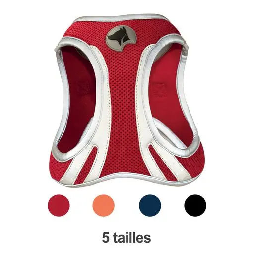 Harnais Hiking réfléchissant rouge : Taille XL