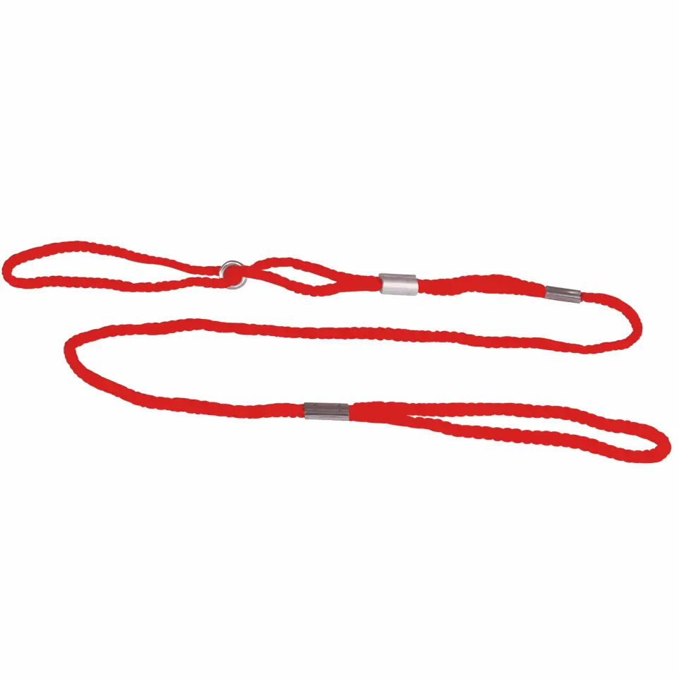 Laisse de présentation nylon ronde rouge Taille : T1
