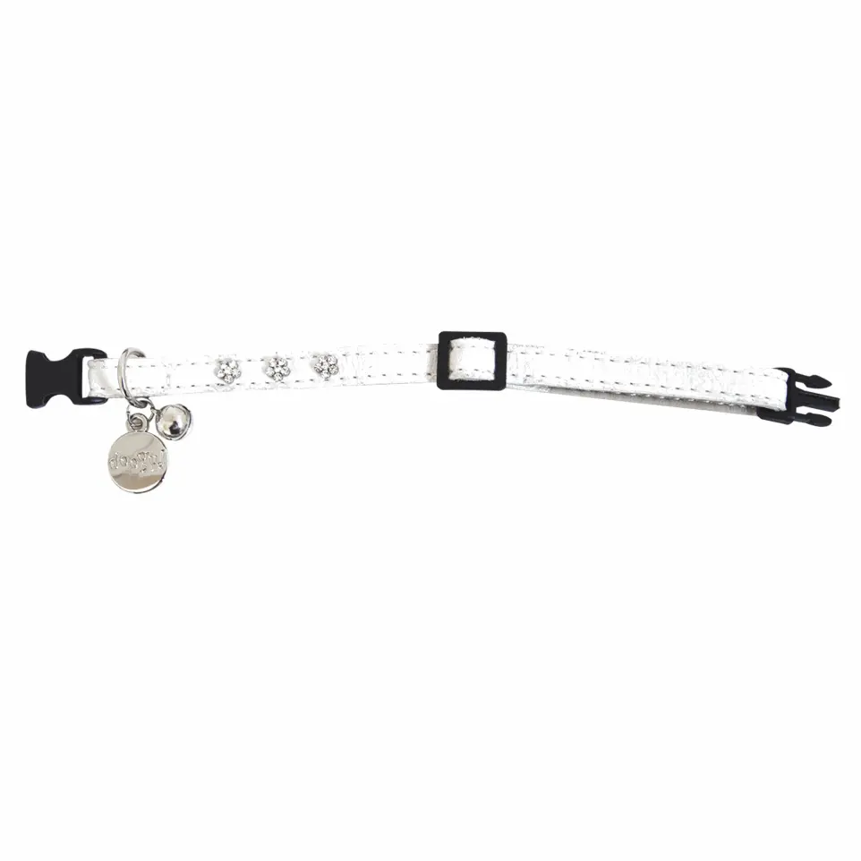 Collier Daisy pour chat Doogy Couleur : Blanc