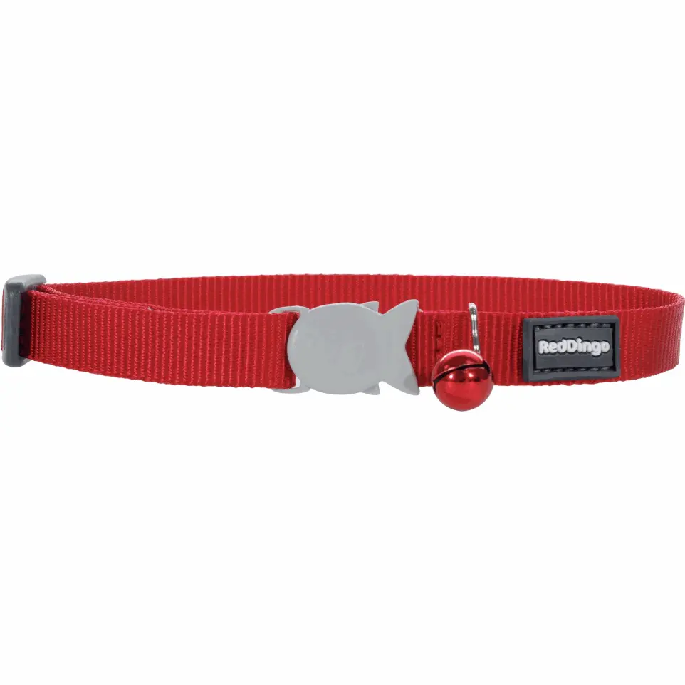 Collier Red Dingo Chats Basic rouge