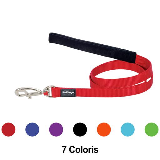 Laisse confort Red Dingo Basic rouge  Taille : T1