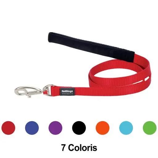 Laisse confort Red Dingo Basic rouge Taille : T4