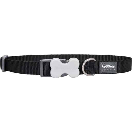 Collier chien réglable Red Dingo Basic noir Taille : T1