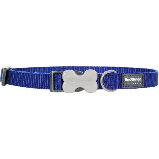 Collier chien réglable Red Dingo Basic bleu Taille : T4