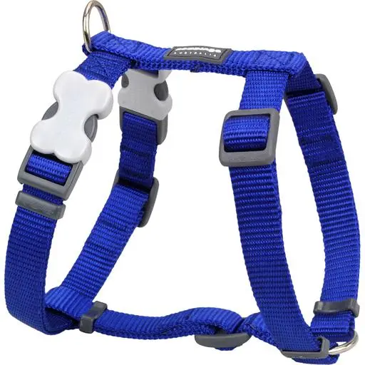 Harnais chien réglable Red Dingo Basic bleu Taille : T4