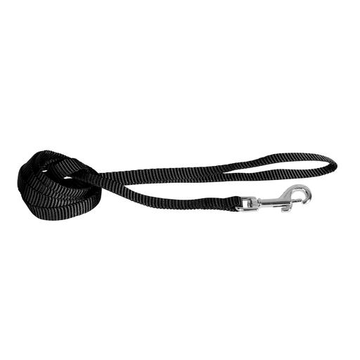 Laisse simple nylon noir Gamme Essentiel