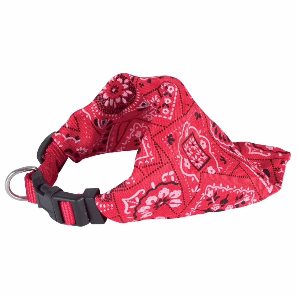 Collier chien bandana star rouge Taille : T1