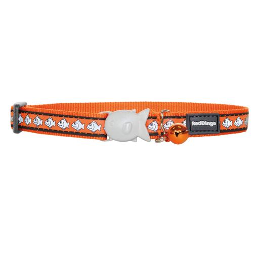 Collier Red Dingo Chats Reflective orange