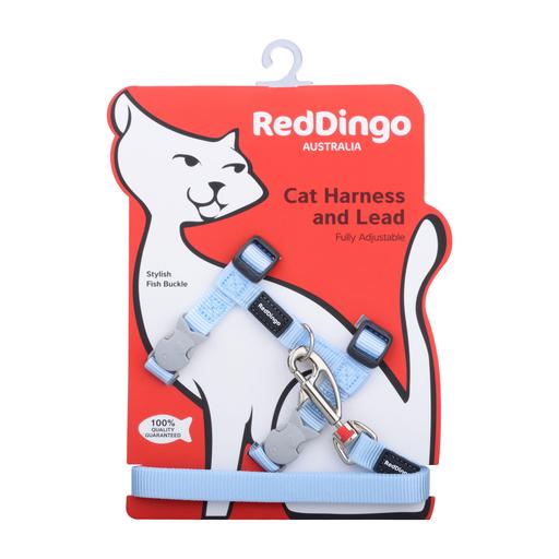 Harnais et Laisse Pastel pour chat : Bleu pastel