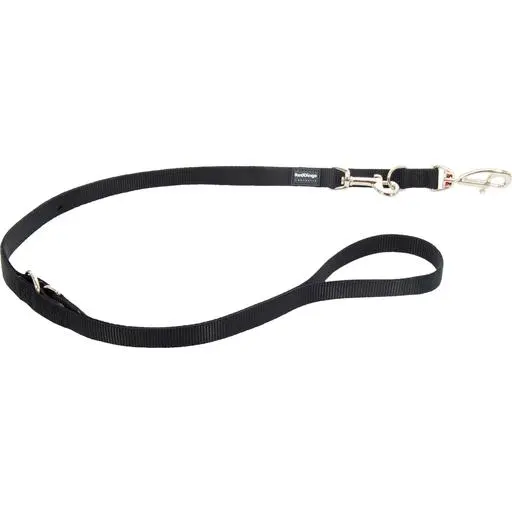 Laisse 3 positions Red Dingo Basic noire Taille : T4