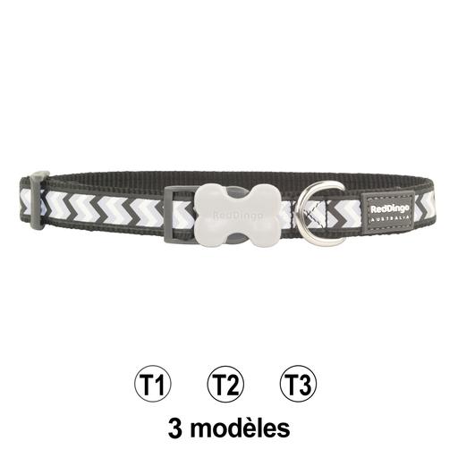 Collier chien Red Dingo Reflective Ziggy Noir Taille : T1