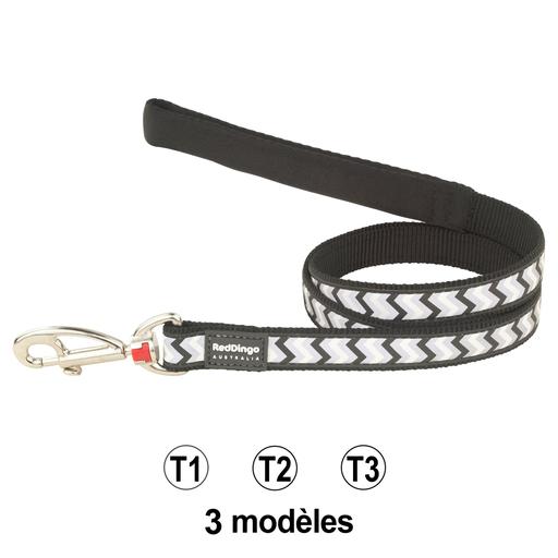 Laisse Red Dingo Reflective Ziggy Noir Taille : T1