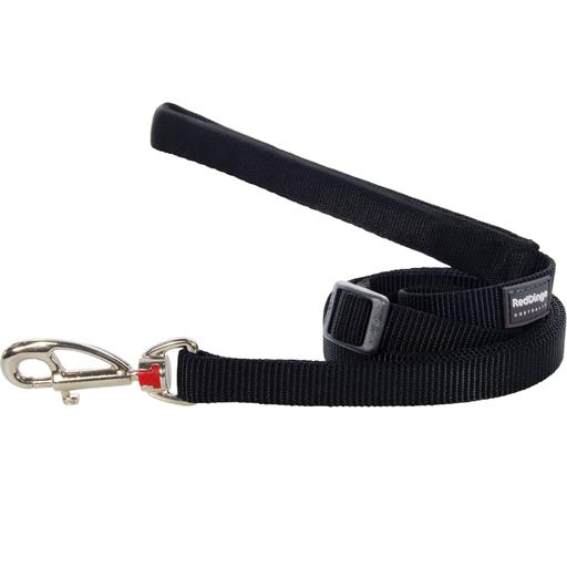 Laisse réglable Red Dingo Basic noire Taille : T1