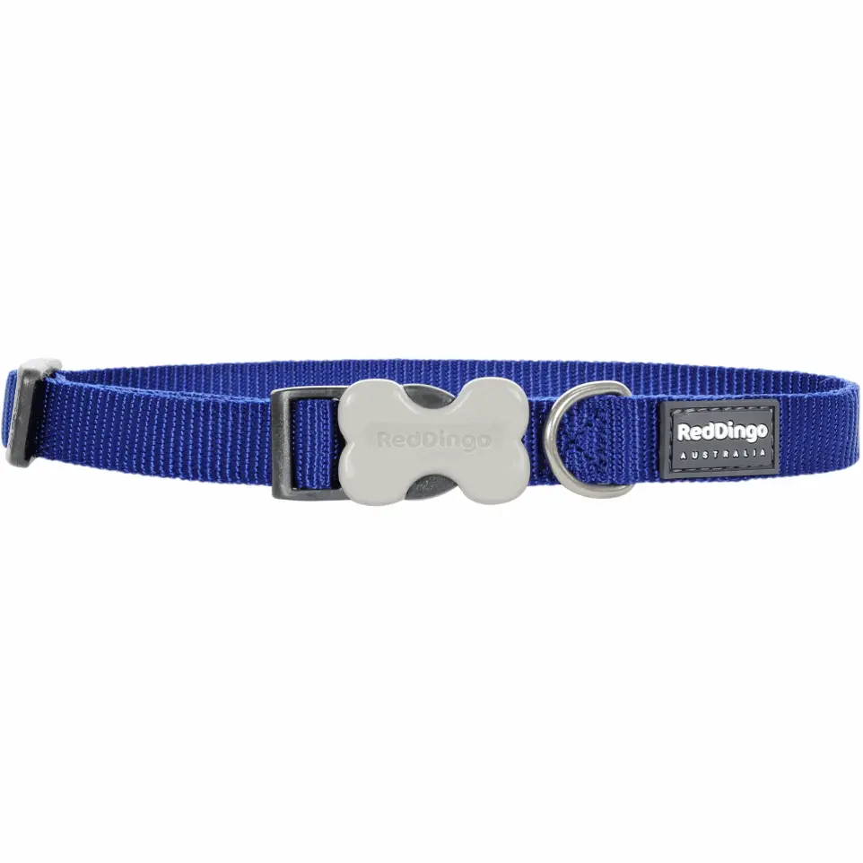 Collier chien réglable Red Dingo Basic bleu Taille : T2