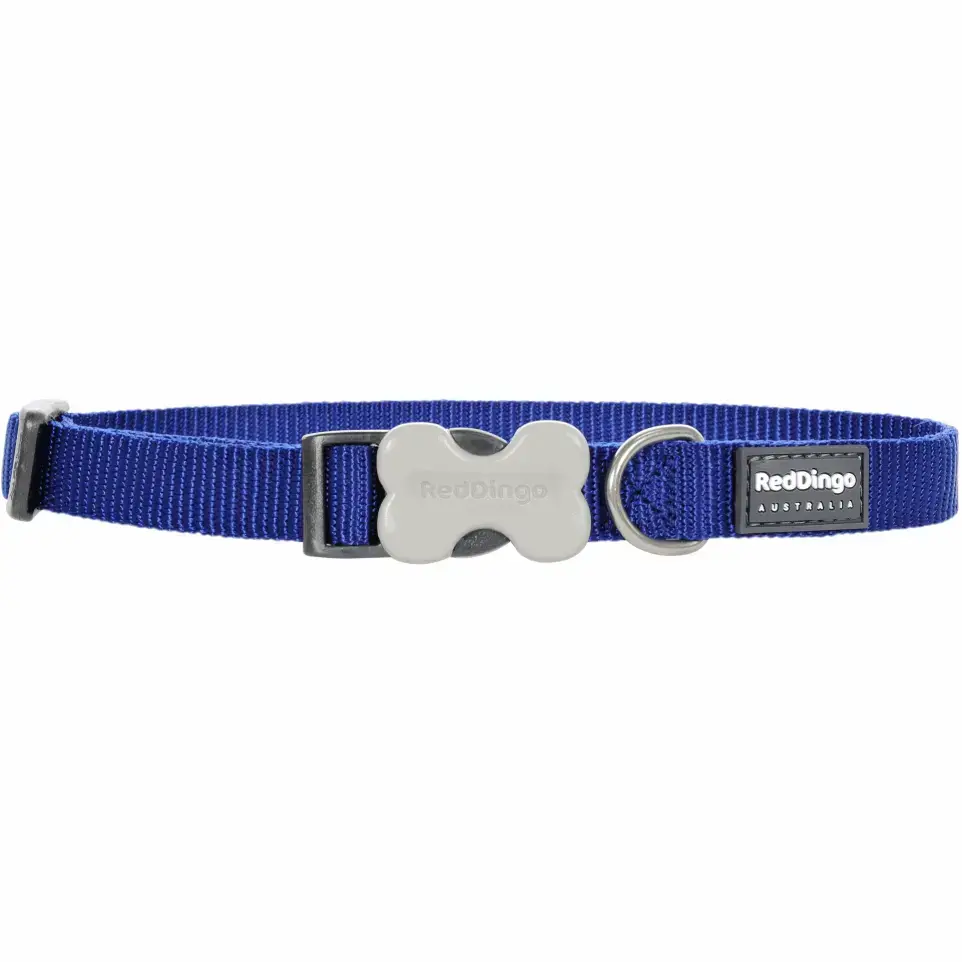 Collier chien réglable Red Dingo Basic bleu Taille : T3