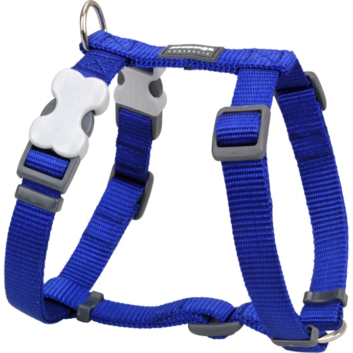 Harnais chien réglable Red Dingo Basic bleu Taille : T2